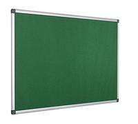 Bi-Office Notice Board Maya, Green Felt, Aluminium Frame, 120 x 90 cm