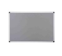 Bi-Office Notice Board Maya, Grey Felt, Aluminium Frame, 120 x 120 cm