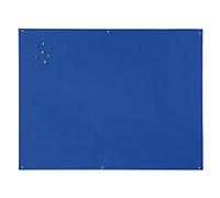 Bi-Office Noticeboard Non Magnetic 117.5 (W) x 1 (D) x 87.5 (H) cm Blue