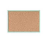 Bi-Office Pastel Cork Noticeboard Green Frame 600x400mm MC030011971