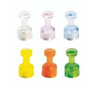 Bi-office Pin Magnets Retail Pack of 6