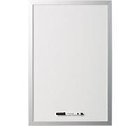 Bi-Office Positive Flow Cork Lacquered Steel Noticeboard Magnetic 60 (W) x 1.9 (D) x 45 (H) cm Silver