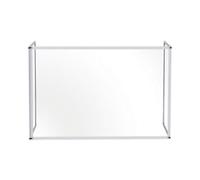 Bi-Office Protective Screen Acrylic 1,200 (W) x 900 (H) mm Freestanding Trio Pack of 3
