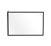 Bi-Office Protective Screen Acrylic, Aluminium 900 (W) x 600 (H) mm Freestanding Duo L Shaped Pack of 2