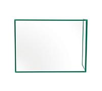 Bi-Office Protective Screen Aluminium, Tempered Glass 1,200 (W) x 900 (H) mm Freestanding Duo L Shaped Pack of 2