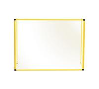 Bi-Office Protective Screen Aluminium, Tempered Glass 1,200 (W) x 900 (H) mm Freestanding Trio Pack of 3