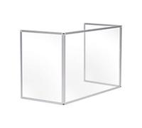 Bi-Office Protective Screen Glass 900 (W) x 600 (H) mm Freestanding Trio Pack of 3