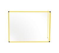 Bi-Office Protective Screen Tempered Glass 1,200 (W) x 900 (H) mm Freestanding Duo Pack of 2
