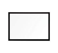 Bi-Office Protector Desktop Glass Board with MDF Frame and Clamps 90x60 cm, Black