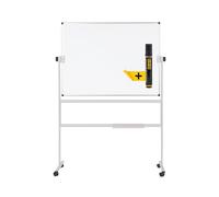 Bi-Office Revolving Whiteboard, 105x75cm, Double-Sided Ceramic Surface, Steel Structure