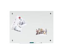 Bi-Office River Magnetic Glass Board, White 120x90cm