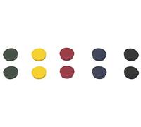 Bi-Office 35MM Magnets Assorted Colours (Pack-10)