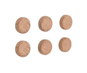 Bi-Office Round Magnets, Pack of 6, 1 cm Natural