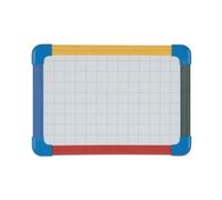 Bi-Office Schoolmate Laptop Non-Magnetic Plain/Grid Plastic A3 (Pk 5)