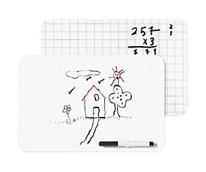 Bi-Office Schoolmate Whiteboard Melamine Double Sided 30 (W) x 21 (H) cm Pack of 30