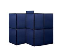 Bi-Office Showboard 10 Panel+Header Boards Blue 3000x1800mm DSP332610