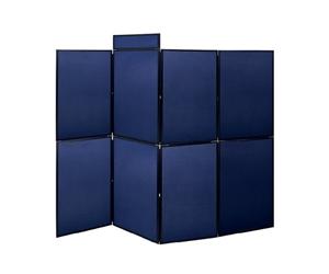 Bi-Office Showboard 8 Panel+Header Boards Blue 2400x1800mm DSP33268