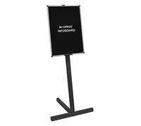 Bi-Office Stand and Maya Aluminium Framed Letter Board, Black, 60 x 45 cm