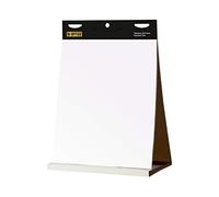 Bi-Office Tabletop Self Stick Flipchart Pad, 20 Sheets - 70 gr/m² paper, 58,5 x 50 cm, White