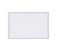 Bi-Office White Board, Dry Erase Board, Frame in Pastel Blue MDF Wood, 60 x 45 cm