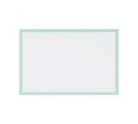 Bi-Office White Board, Dry Erase Board, Frame in Pastel Green MDF Wood, 40 x 30 cm