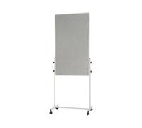 Bi-Office White Portable Duo Board and Flipchart Easel EA4724075