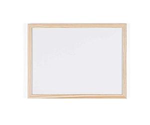 Bi-Office Whiteboard Budget, Magnetic, Wood Frame, 40 x 30 cm