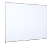 Bi-Office Whiteboard Maya, Two-sided Melamine, Plastic Frame, 120 x 90 cm