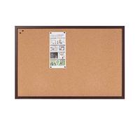 Bi-Silque SF132001659 Earth-It Cork Board with Executive Board under environmentally friendly and Natural cork layer, 900x600 mm
