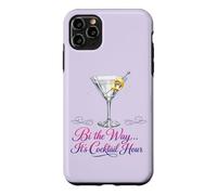 Bi The Way It's Cocktail Hour Pun Martini Time Case for iPhone 11 Pro Max