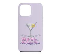 Bi The Way It's Cocktail Hour Pun Martini Time Case for iPhone 13 Pro Max