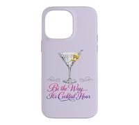 Bi The Way It's Cocktail Hour Pun Martini Time Case for iPhone 14 Pro Max