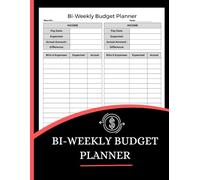 Bi-Weekly Budget Planner (8.5 x 11 Inches): Income & Expense Tracker, Paycheck Budget Workbook & Financial Organizer