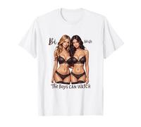 Bi Wife the Boys Can Watch Swinger Lifestyle Naughty Adult T-Shirt