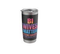 Bi Wives Matter It's Not Cheating If She is Also Eating Stainless Steel Insulated Tumbler