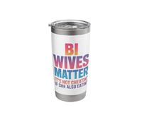Bi Wives Matter It's Not Cheating If She is Also Eating Stainless Steel Insulated Tumbler