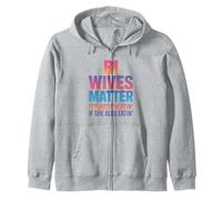 Bi Wives Matter It's Not Cheating If She Is Also Eating Zip Hoodie