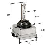 Bi-Xenon / Xenon D1S HID Light Bulb - 35W 12V/24V | HELLA 8GS 009 028-111