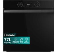 Hisense Hi2 BI624CBPGUK Built In Electric Single Oven - Jet Black - A Rated