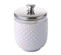 BIA International - Egg Coddler - Poached Egg Cup - The Ideal Egg Steamer - Coddled Egg Cup For Your Breakfast - Single - White Dotted