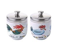 BIA International The DRH Collection Set Of 2 Chasing Chickens Coddlers By Clare Mackie, Multi