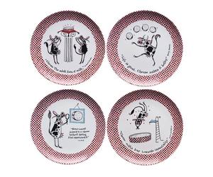 BIA International Say Cheese Set of 4 Plates