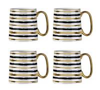 BIA International - Set of 4 Parallel Mugs Gold