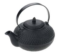 Bia Oriental Hobnail Ceramic Teapot with Infuser in Black Lightweight - 850ml