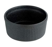 BIA - Souffle Ramekins - Ceramic Souffle Dish - Souffle Mould - Cast Iron Design - Gastro-Noir-Mie Range - Souffle Dishes - Serving Dish - Pudding Basin - Ramekins & Soufflé Dishes