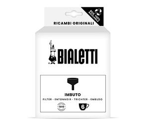 Bialetti 0800126 Spare Parts, Includes 1 Funnel Filter, Compatible with Moka Induction 6 cups,Silver