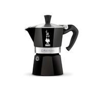 Bialetti 4953 Moka Express Espresso Maker for 6 Cups, Aluminium, Black CD - Bialetti Moka Express 6tz black,30 x 20 x 15 cm