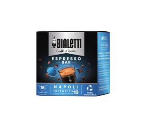Bialetti 6822 Mini Express Espresso Capsules, Napoli, 16-pack