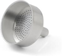 Bialetti 0800108 800108 Filter Funnel-Moka/DAMA (18 Cup), Stainless Steel, 1 Liter, Silver