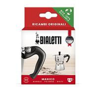 Bialetti 800241 Ricambi, includes 1 handle with plug, compatible with Moka Express and Elettrika (1/2 cups), Black